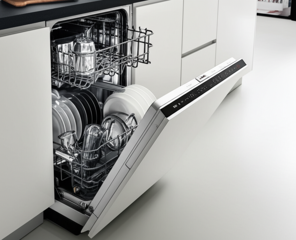 Bosch built-in dishwasher with panel-ready design