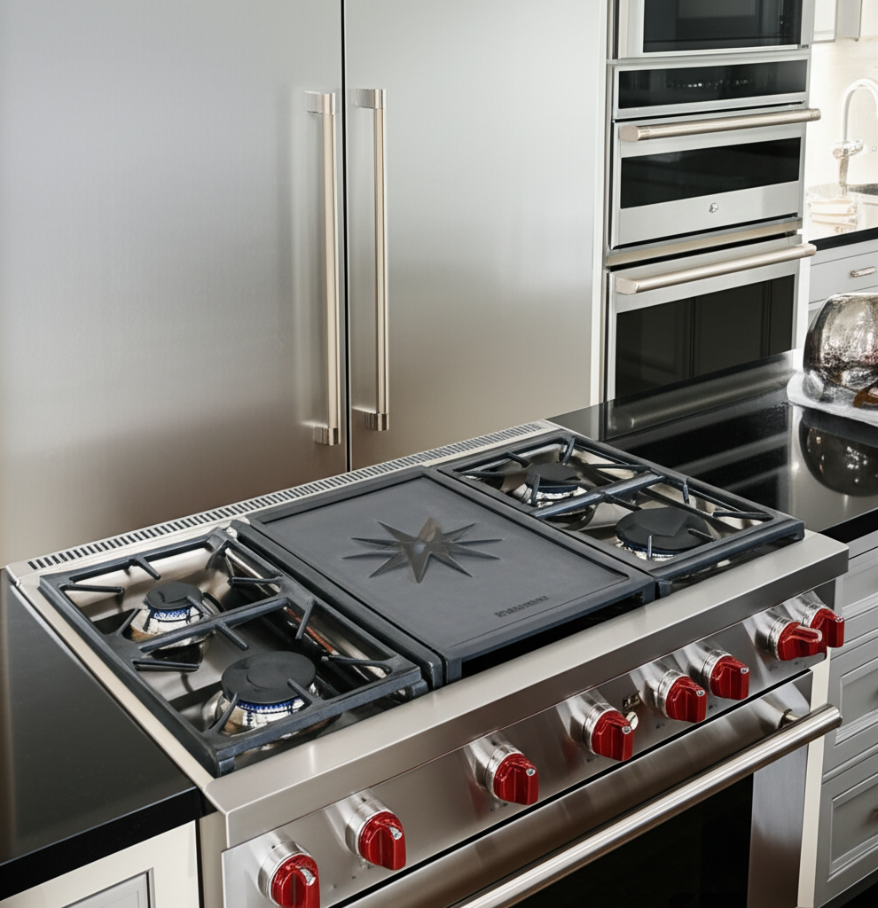 Thermador professional kitchen appliances with Star burner