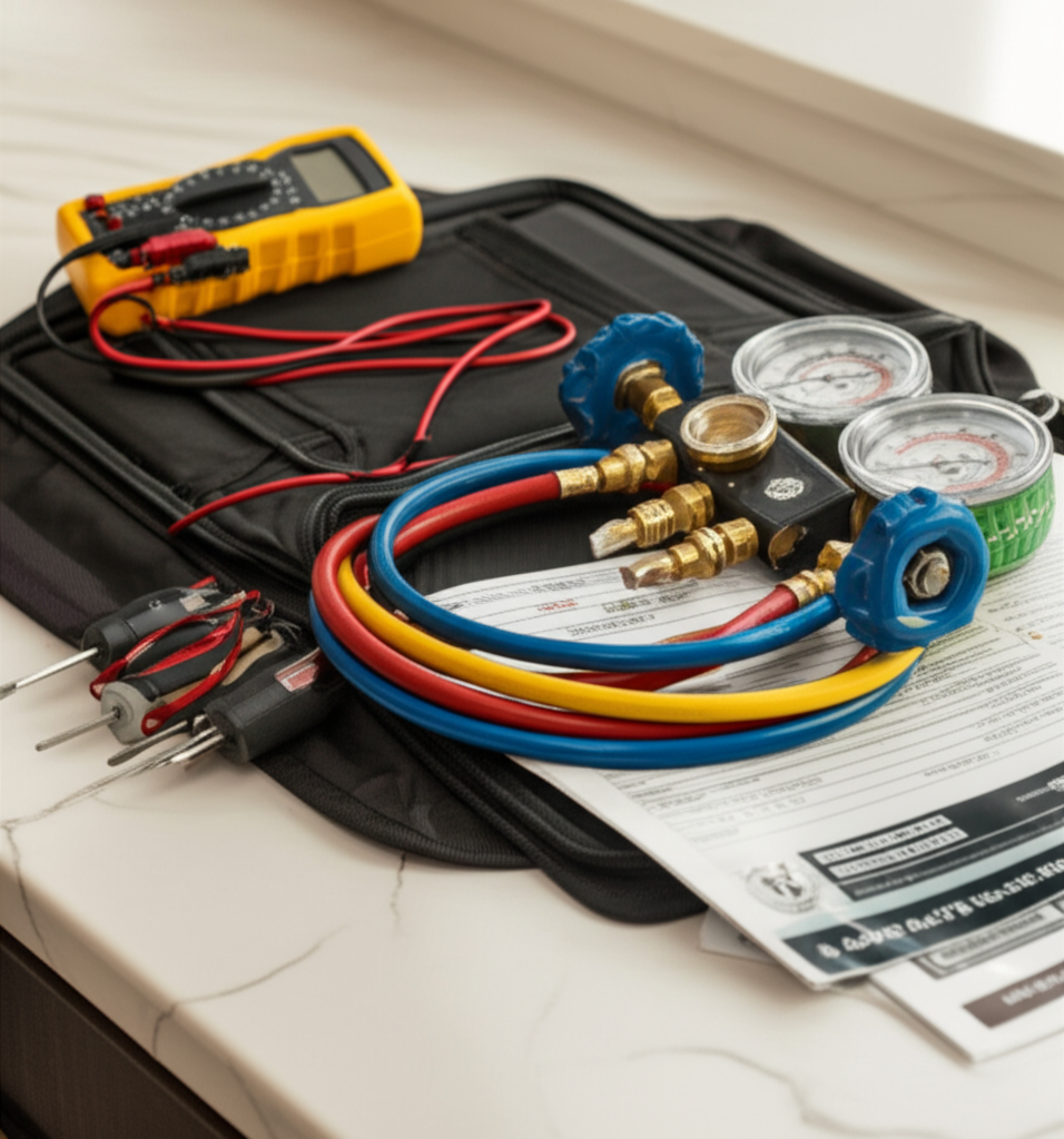 Professional appliance repair tools and diagnostic equipment